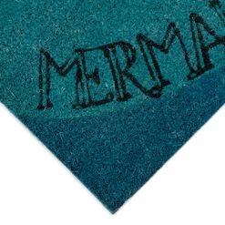 Blue Mermaid Sighting Coir Doormat