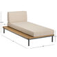 Andorra Reversible Modular Outdoor Chaise Lounge with Table image number 7