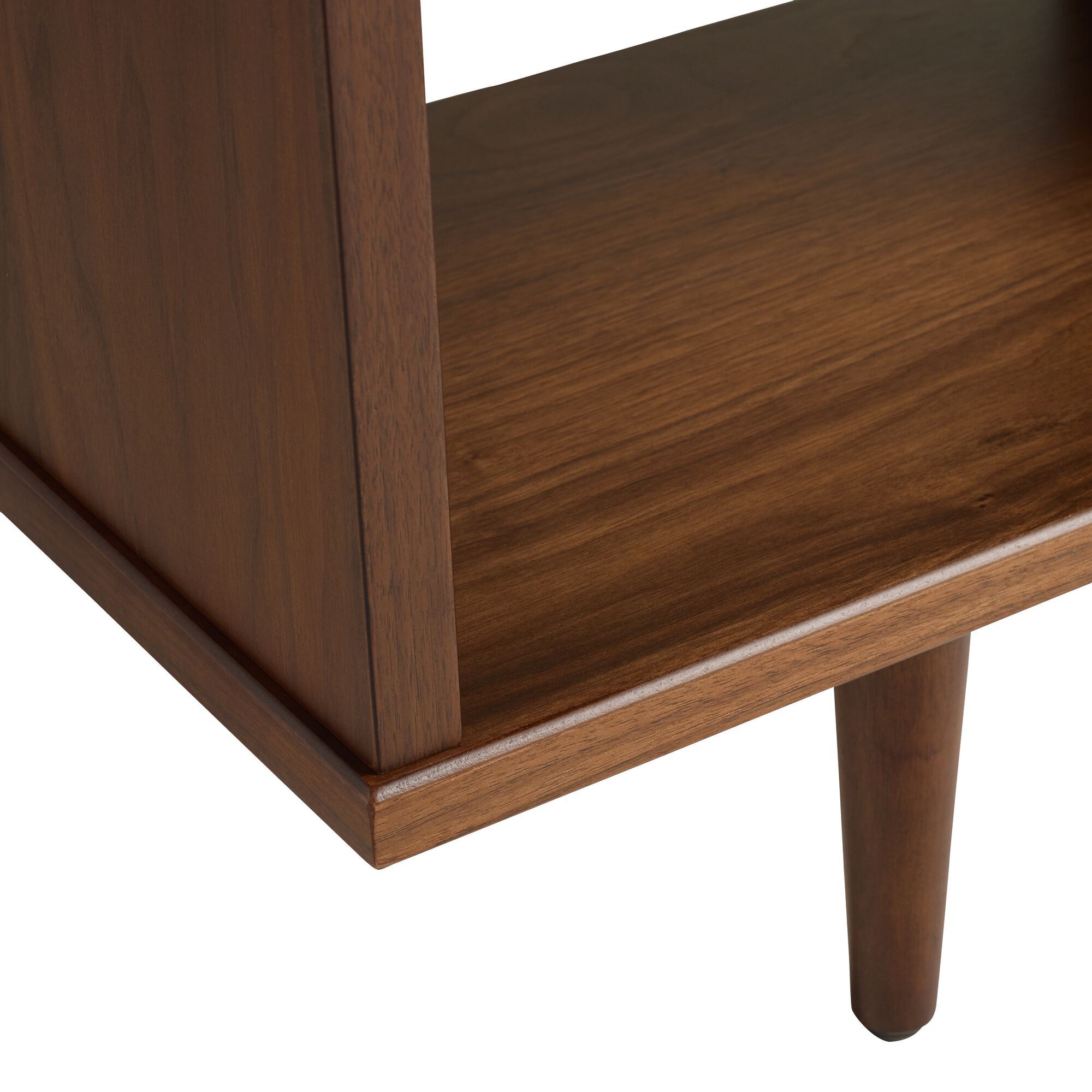 Walnut brown wood ashlyn on sale bookshelf by world market