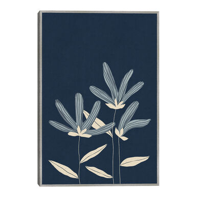 Three Flowers By Alisa Galitsyna Framed Canvas Wall Art Three Flowers By Alisa Galitsyna Framed Canvas Wall Art