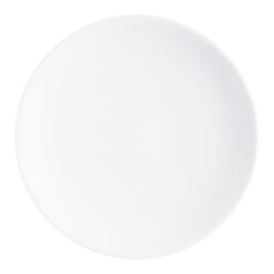 Coupe White Porcelain Salad Plate Set Of 4