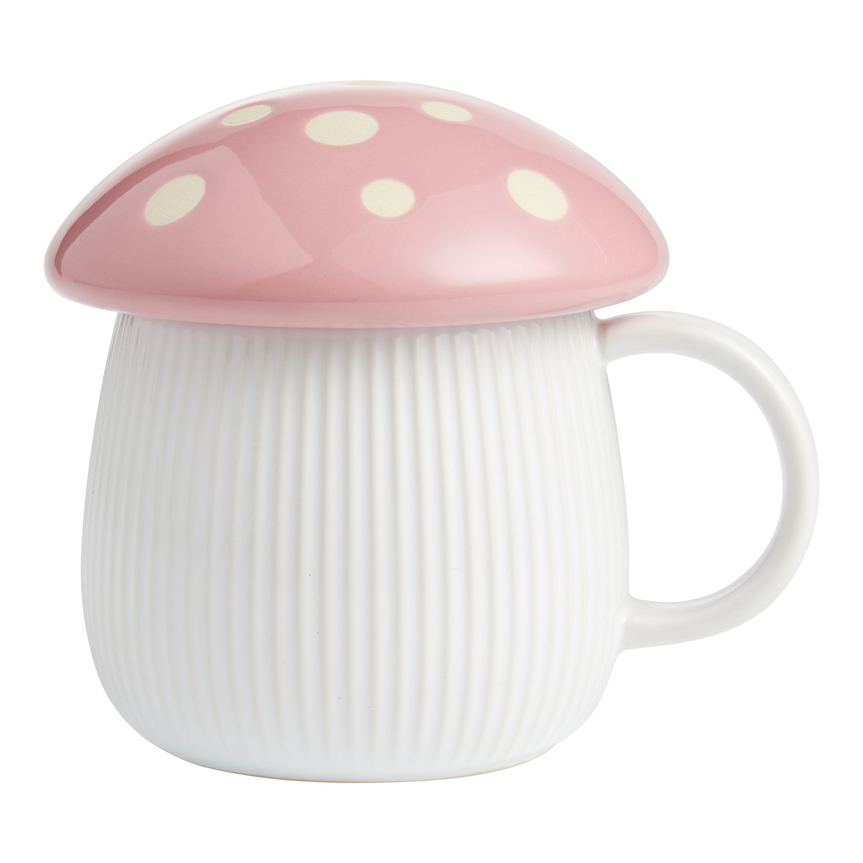Mushroom Lidded Ceramic Mug image number 0