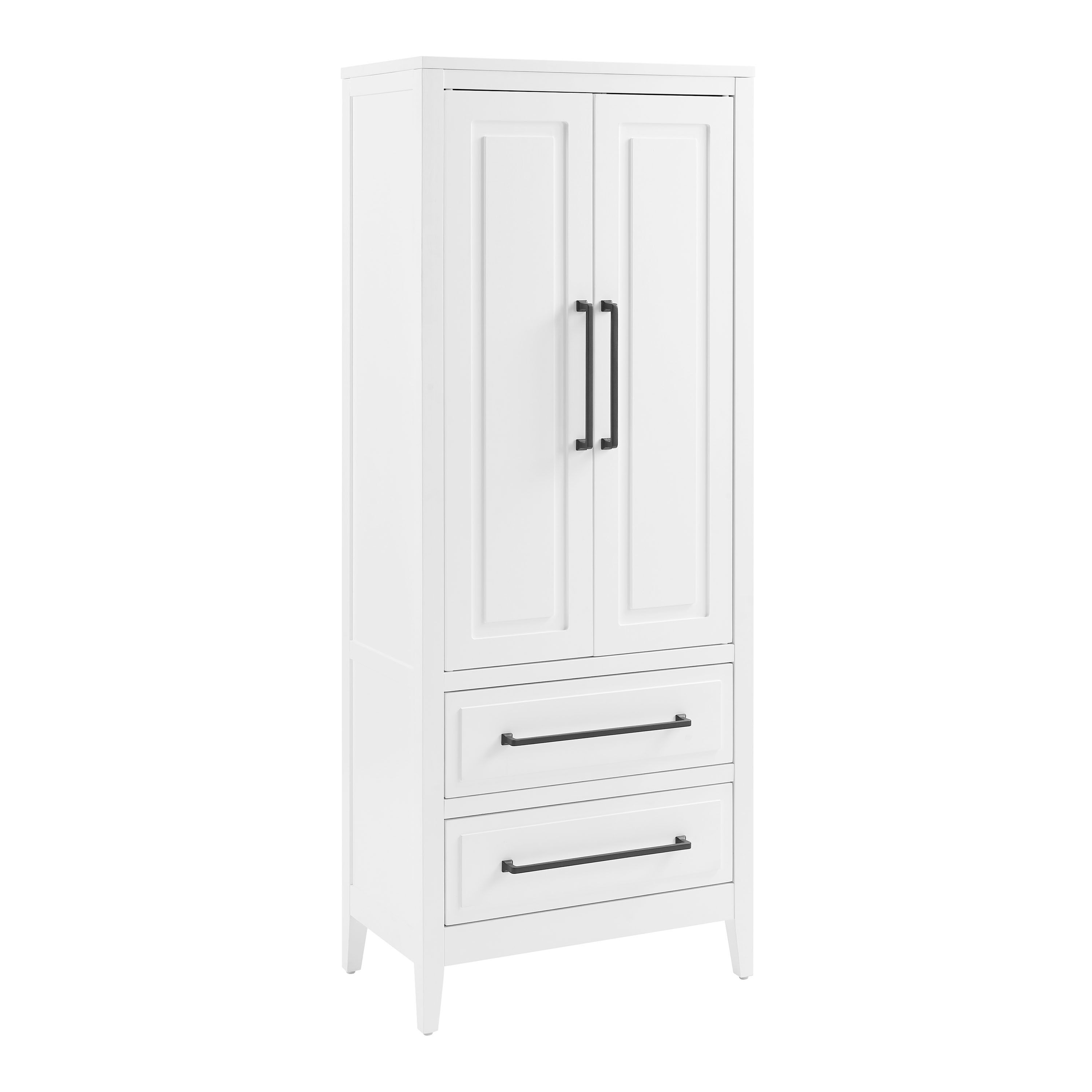 White pantry sales cabinet kitchen