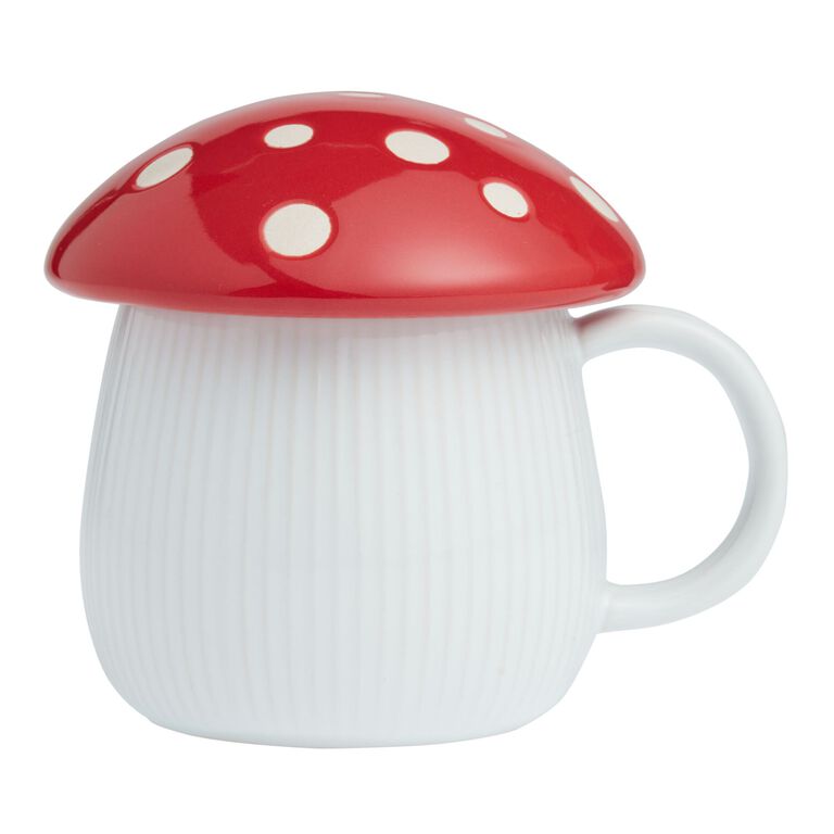 Mushroom Lidded Ceramic Mug Collection image number 6