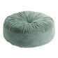 Round Fuzzy Plush Button Tufted Floor Cushion image number 0