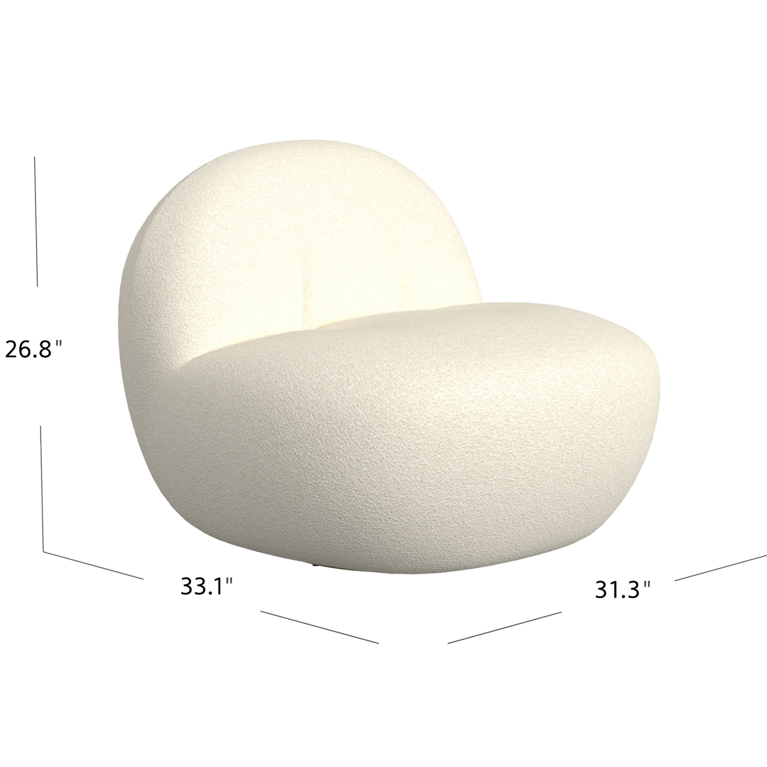 Swivel sherpa chair online