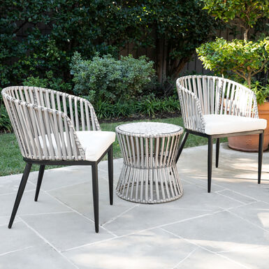 Thomson All Weather and Metal 3 Piece Outdoor Furniture Set Thomson All Weather and Metal 3 Piece Outdoor Furniture Set