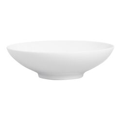 Coupe White Porcelain Flared Rim Serving Bowl