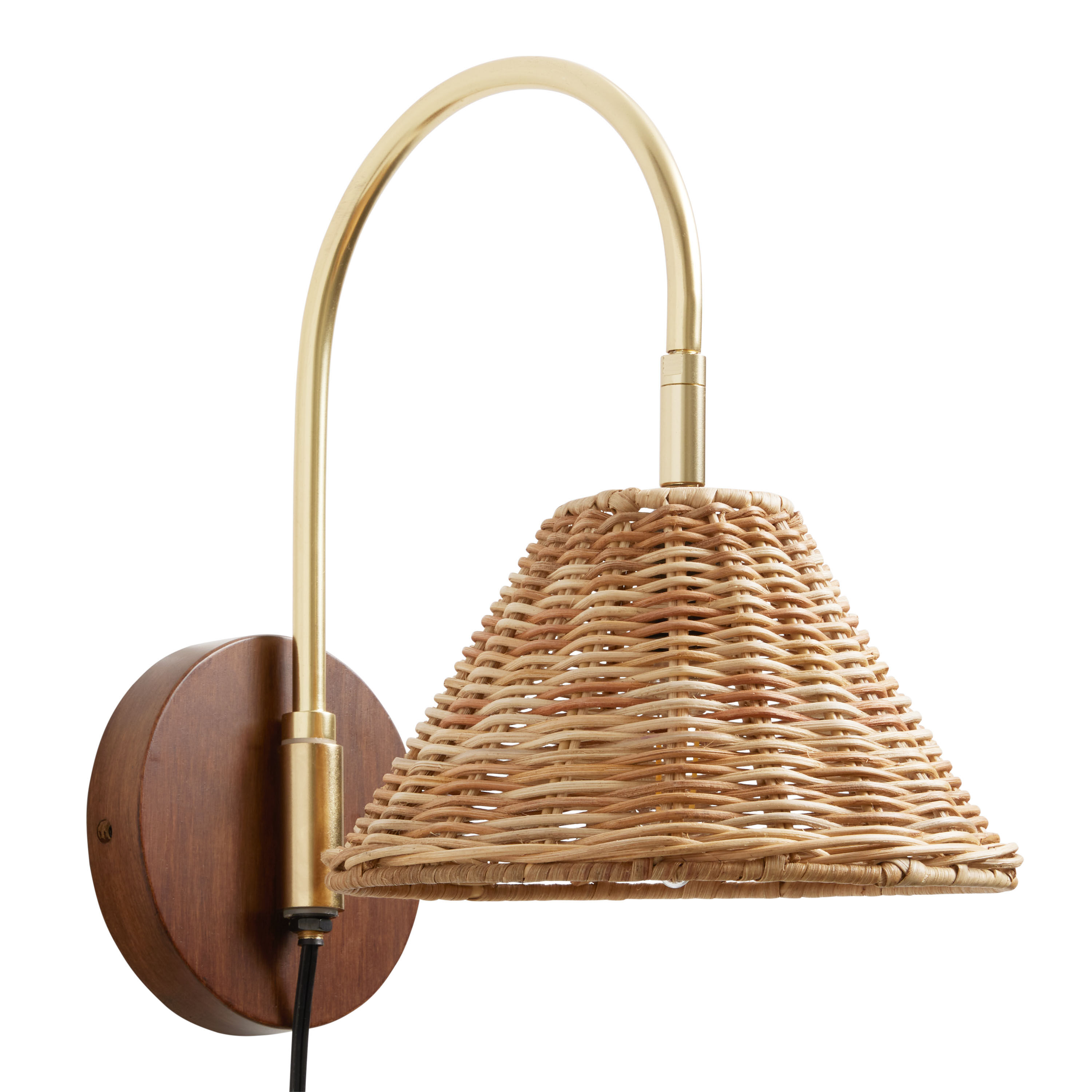 Wicker sconce shade cheap
