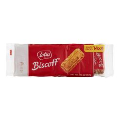 Lotus Biscoff Cookie Snack Packs 14 Count