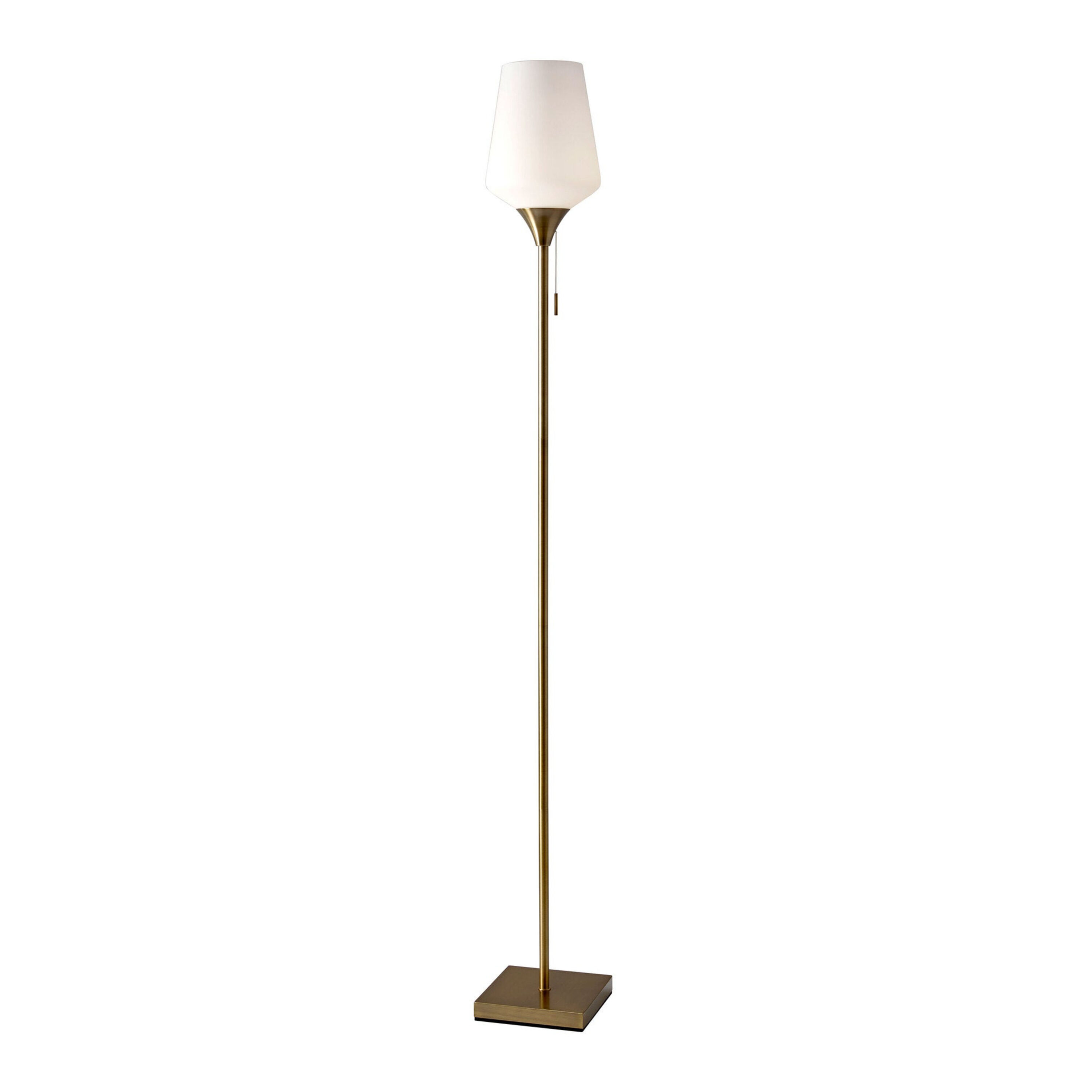 Opal glass floor lamp discount