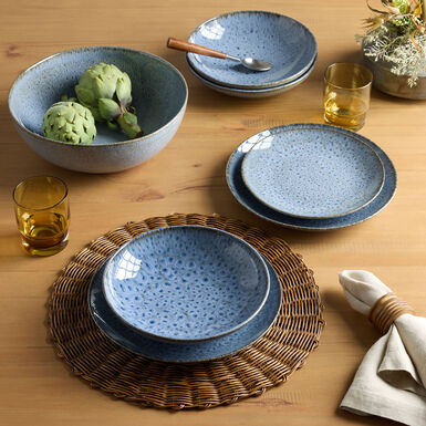 Pacifica Reactive Glaze Low Bowl Pacifica Reactive Glaze Low Bowl