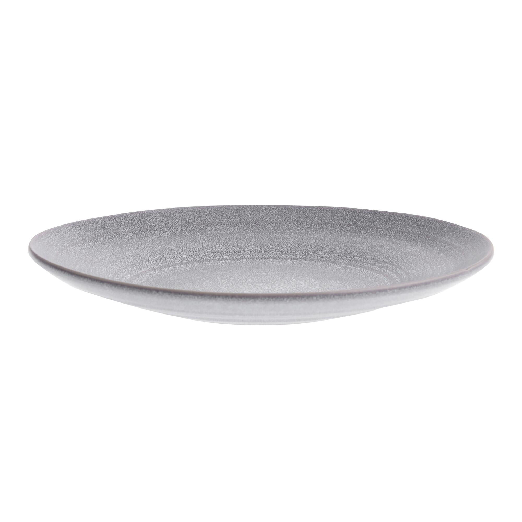 Ash Satin Gray Speckled Salad Plate image number 2