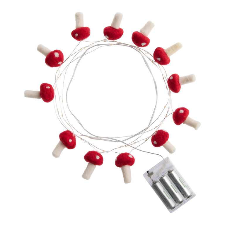 Felt Food Micro LED Battery Operated String Lights image number 2