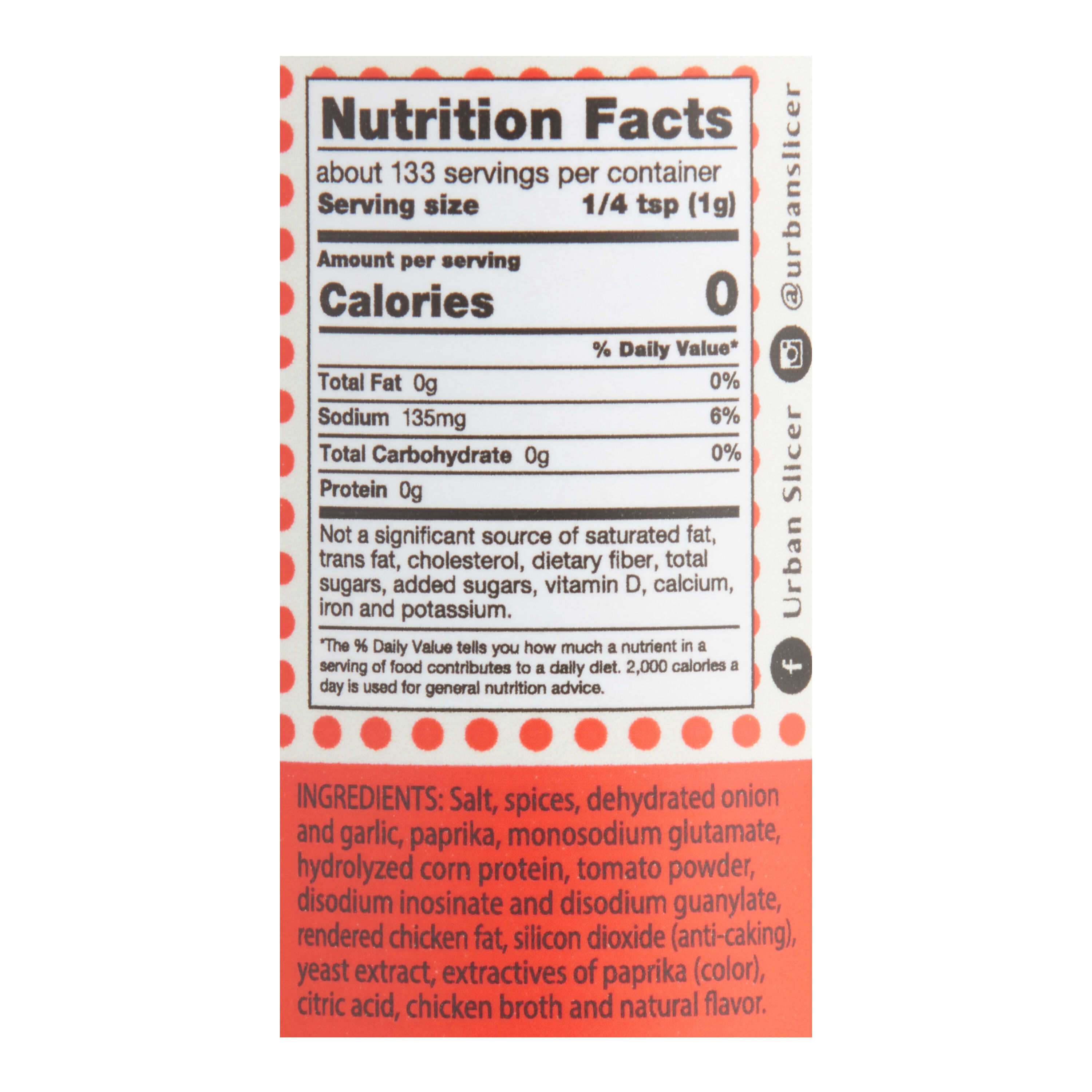 Urban Slicer Red Mojo Pizza Seasoning image number 1