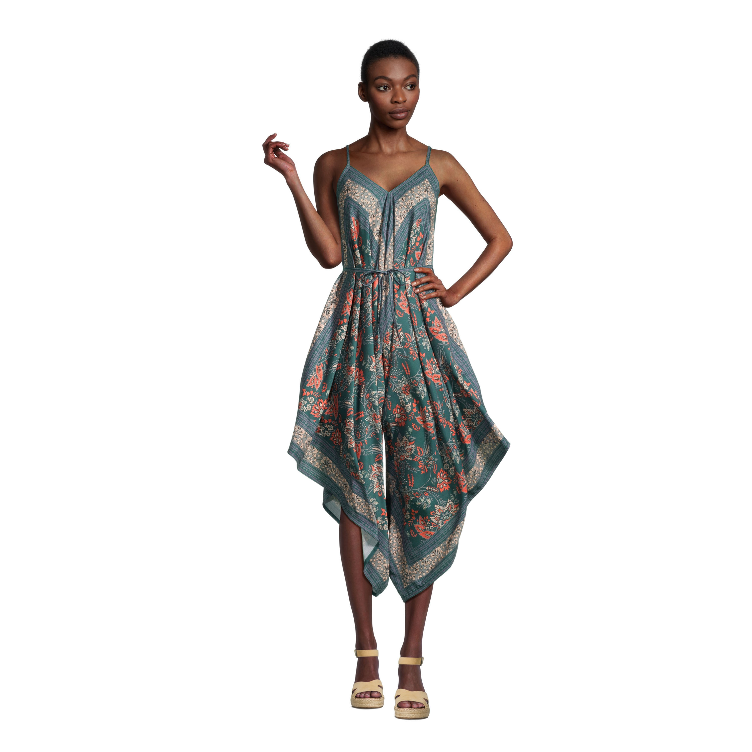 Scarf print jumpsuit store