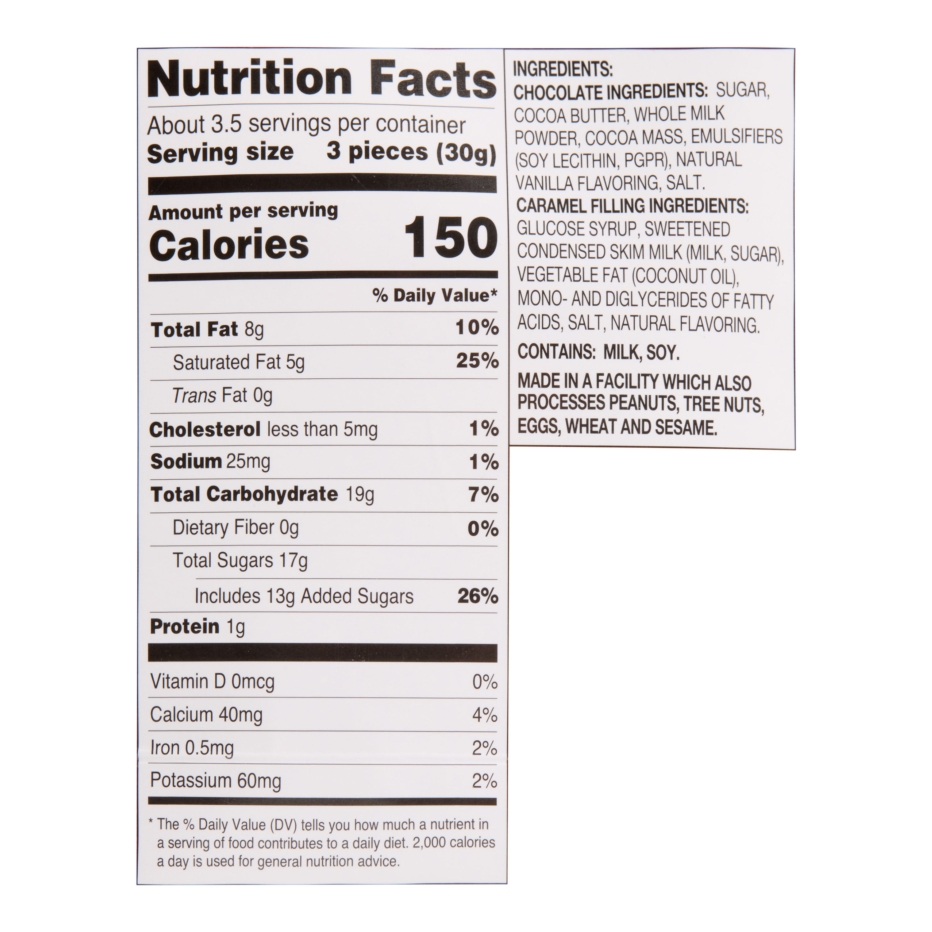 The Perfect Man Salted Caramel Chocolate Bag image number 1