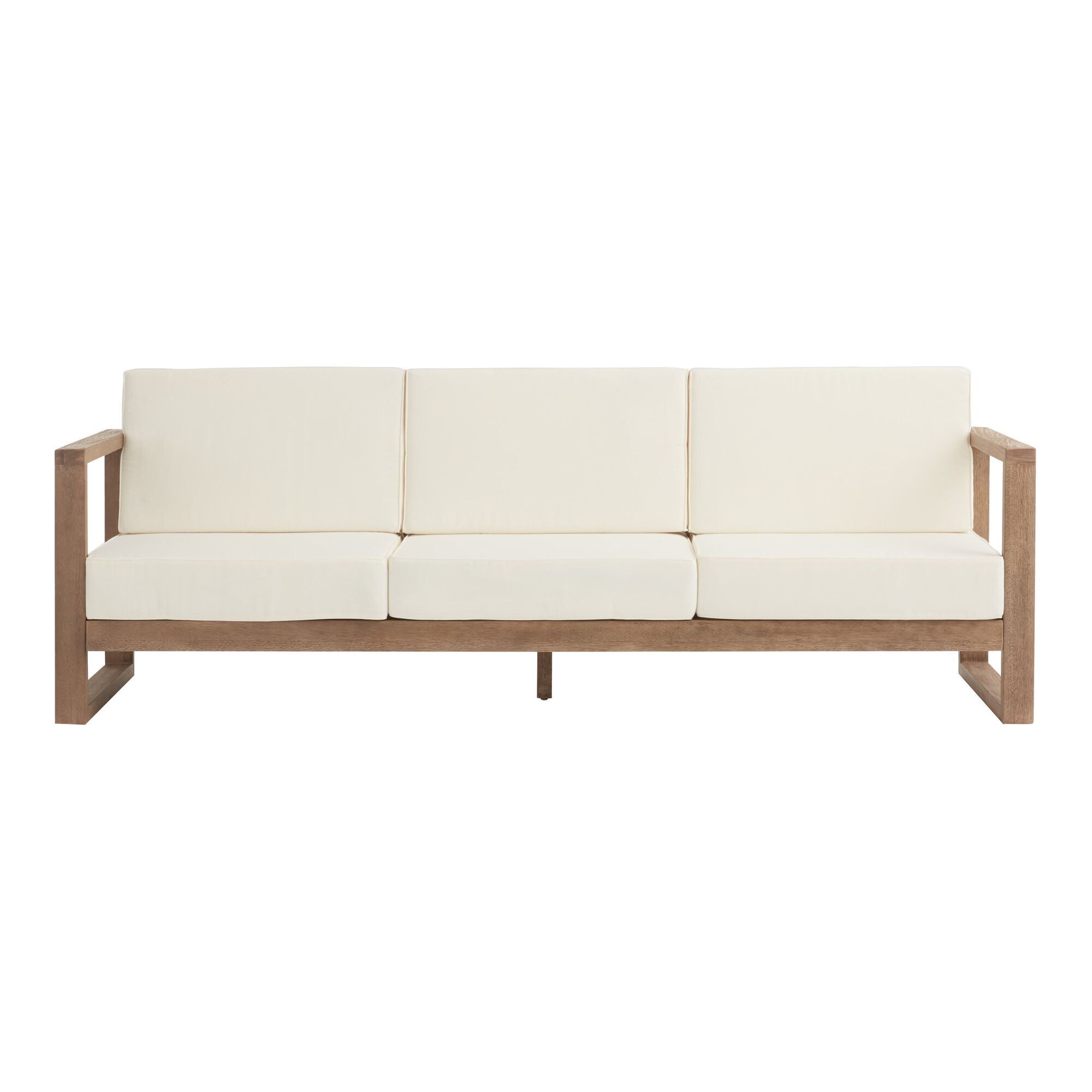 Light brown eucalyptus segovia 3 hotsell seater outdoor bench