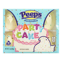 Peeps Party Cake Marshmallow Chicks 10 Pack