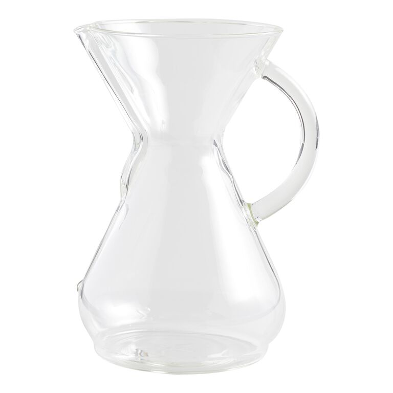 8 Cup Glass Pour Over Coffee Maker (#PO108-BL)