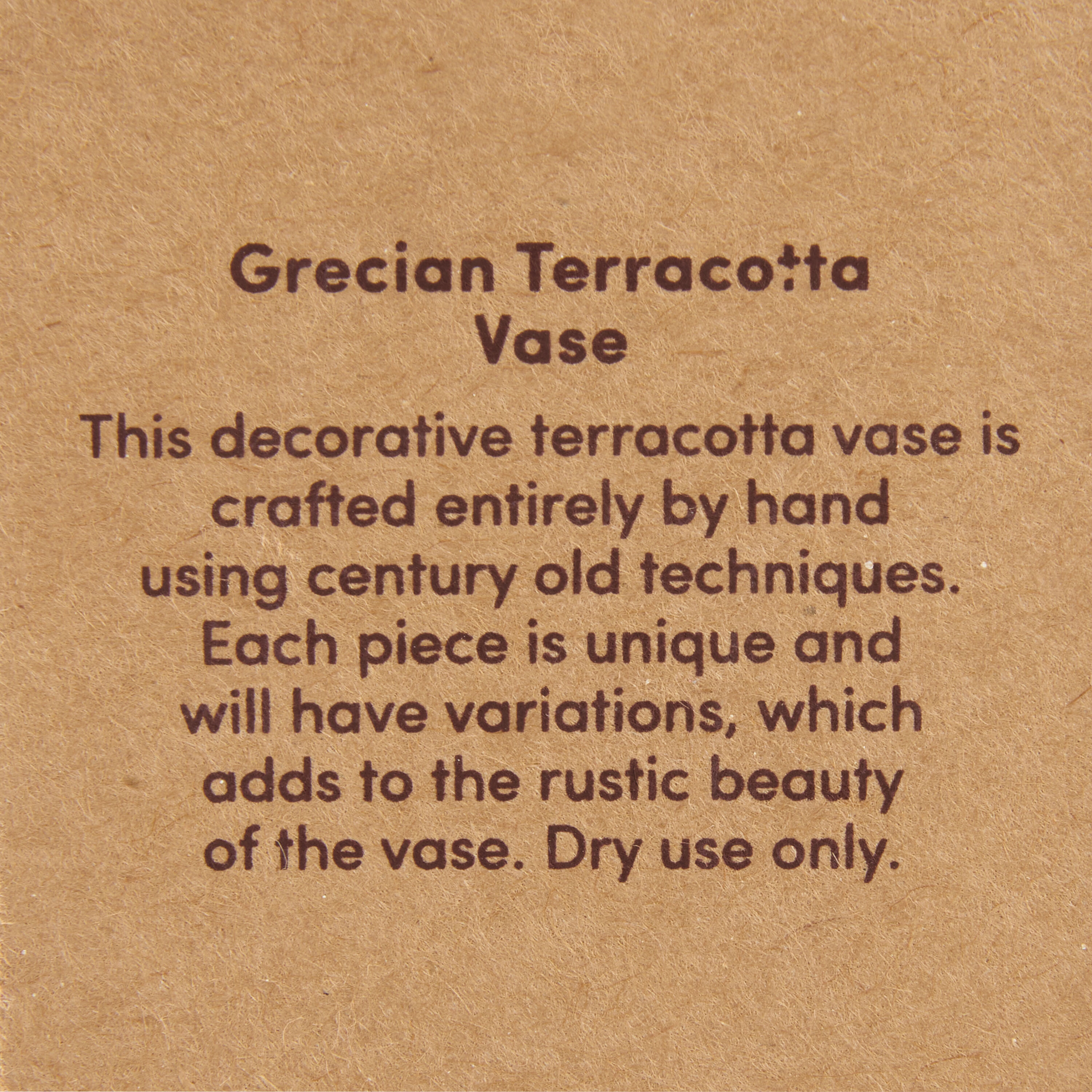 CRAFT Terracotta Medallion Vase image number 2