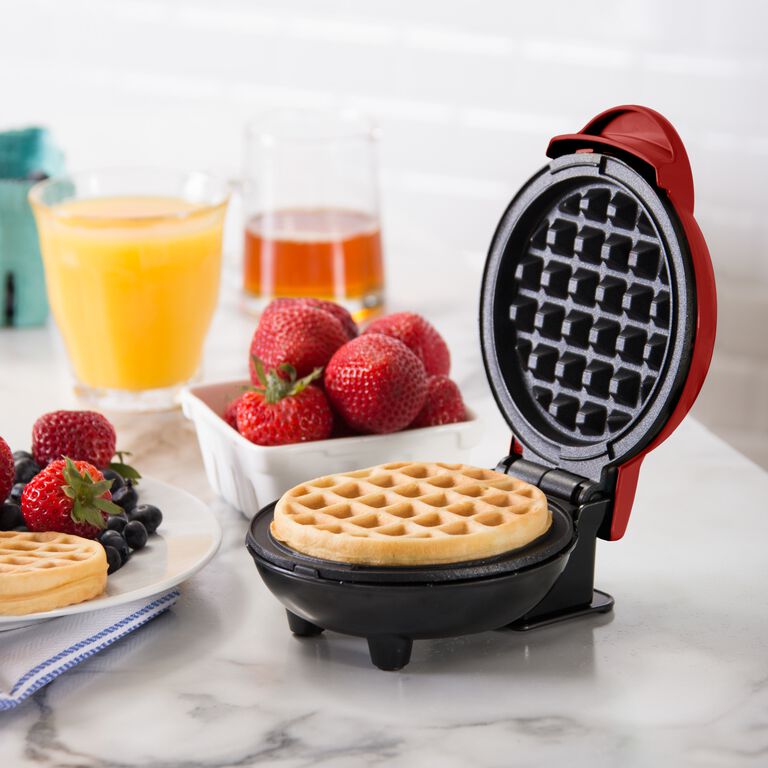 Dash Red Mini Nonstick Waffle Maker by World Market