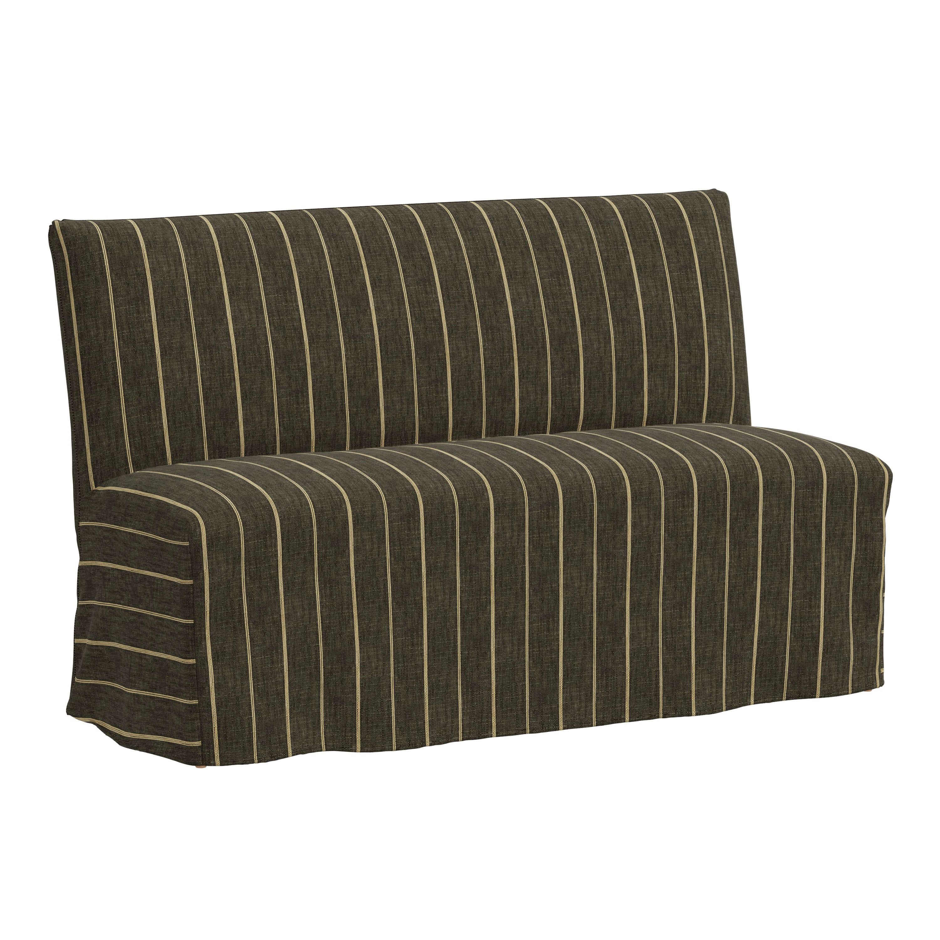 Landon Print Slipcover Banquette Dining Bench image number 0