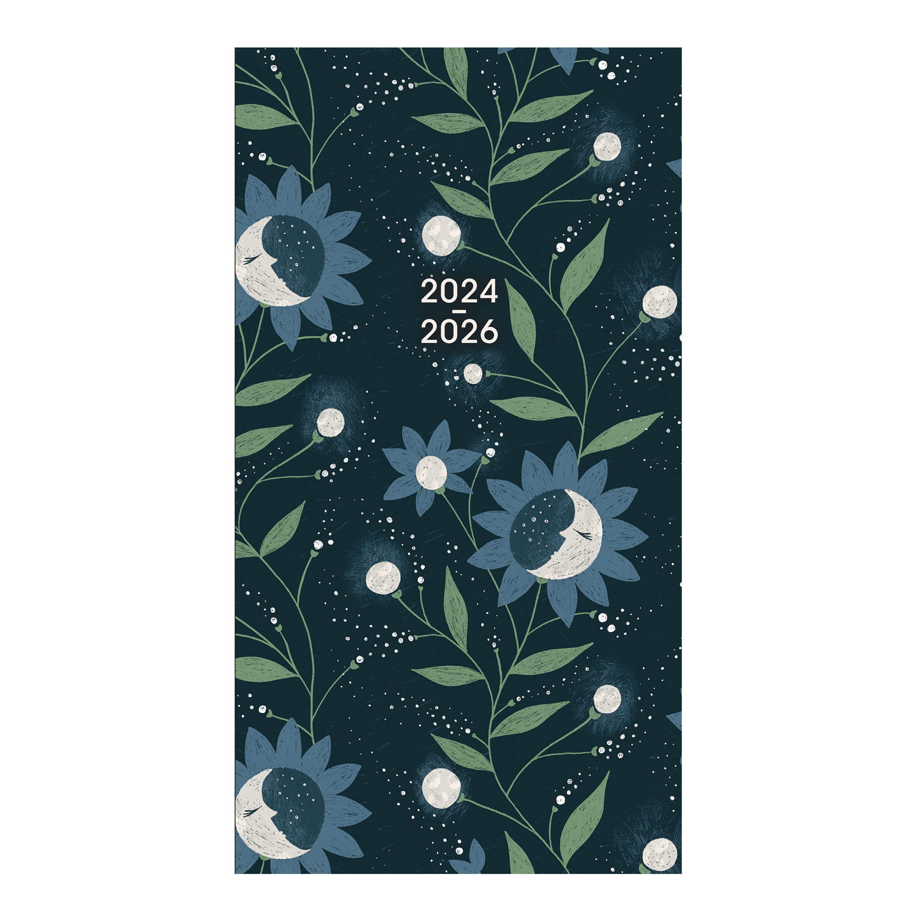 Moonflowers 2 Year Daily Pocket Planner image number 0