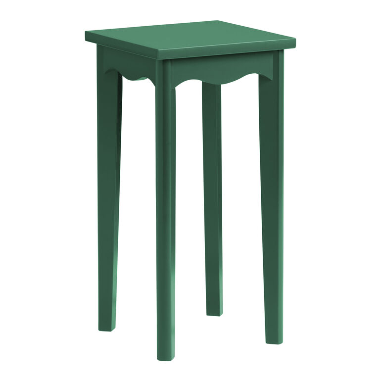 Emilia Colorful Wood Scalloped Table Collection image number 2