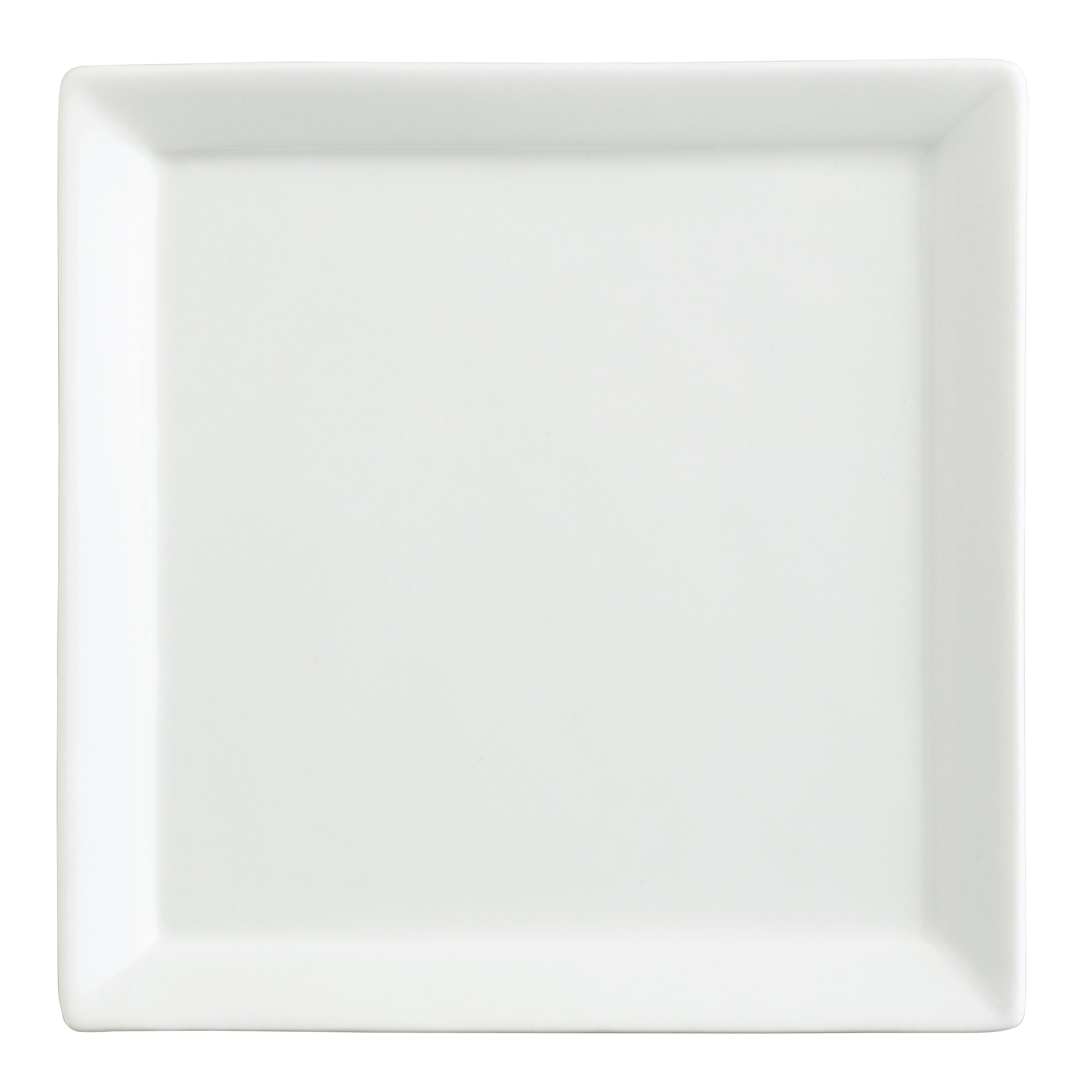 White square hot sale plates set