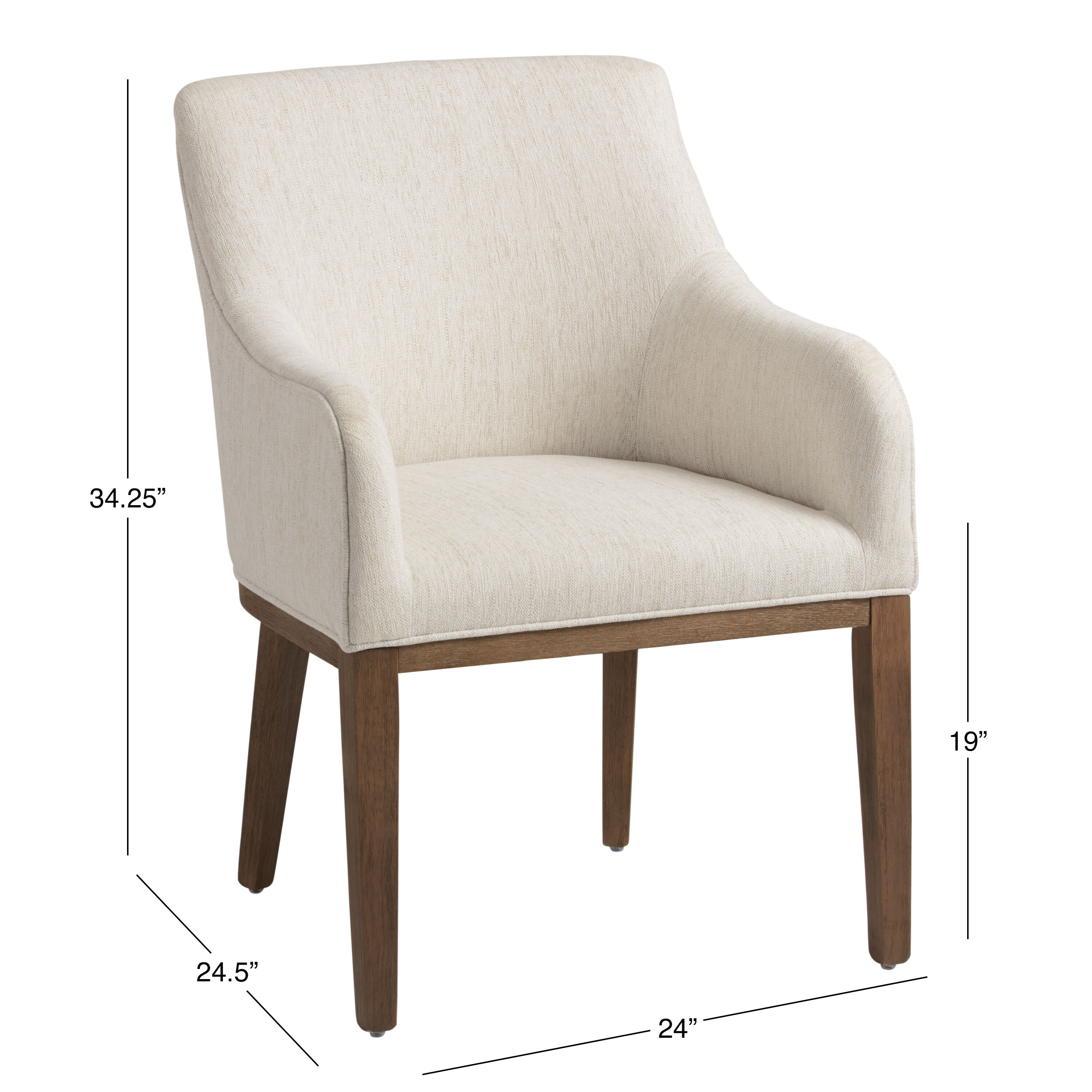 Arden Upholstered Dining Armchair by World Market