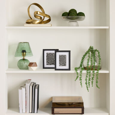 Black Mango Wood Carved Leaf Picture Frame Black Mango Wood Carved Leaf Picture Frame