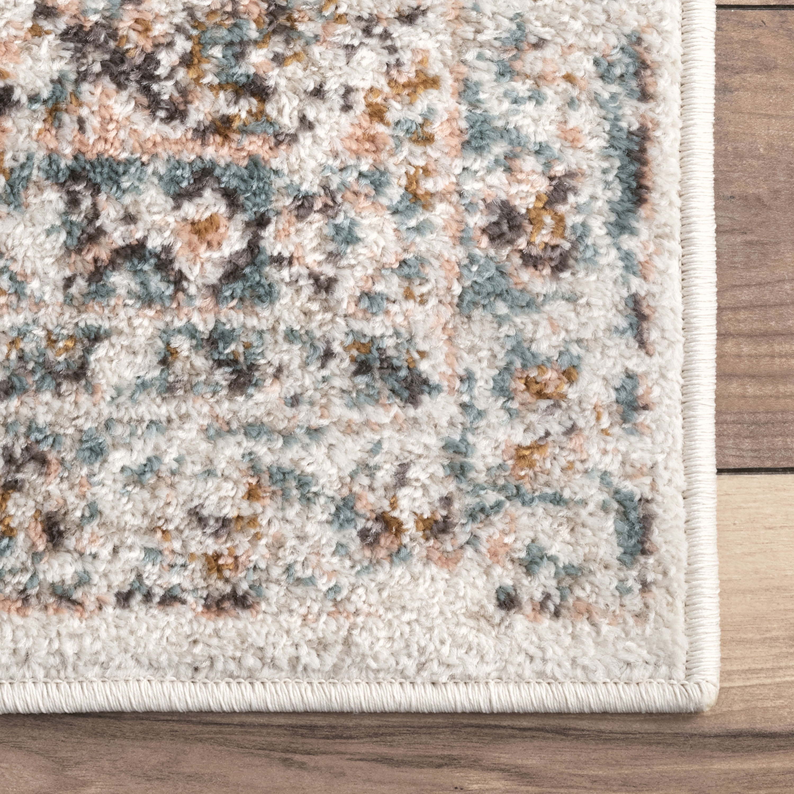 Catherine Beige and Tan Medallion Floor Runner image number 2