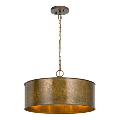 Winta Distressed Bronze Patina 3 Light Pendant Lamp Winta Distressed Bronze Patina 3 Light Pendant Lamp