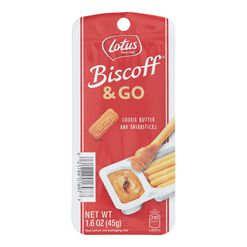 Lotus Biscoff & Go Cookie Butter And Breadsticks Snack Size
