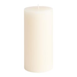 Ivory Unscented Fashion Pillar Candle Collection
