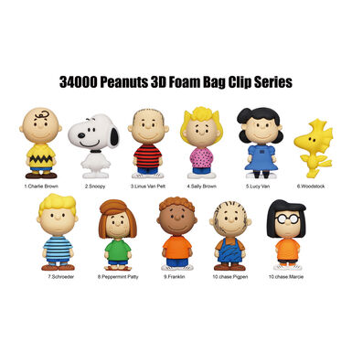 Peanuts Figural Bag Clip Blind Bag Peanuts Figural Bag Clip Blind Bag