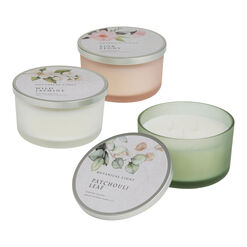 Spring Botanical 3 Wick Scented Candle