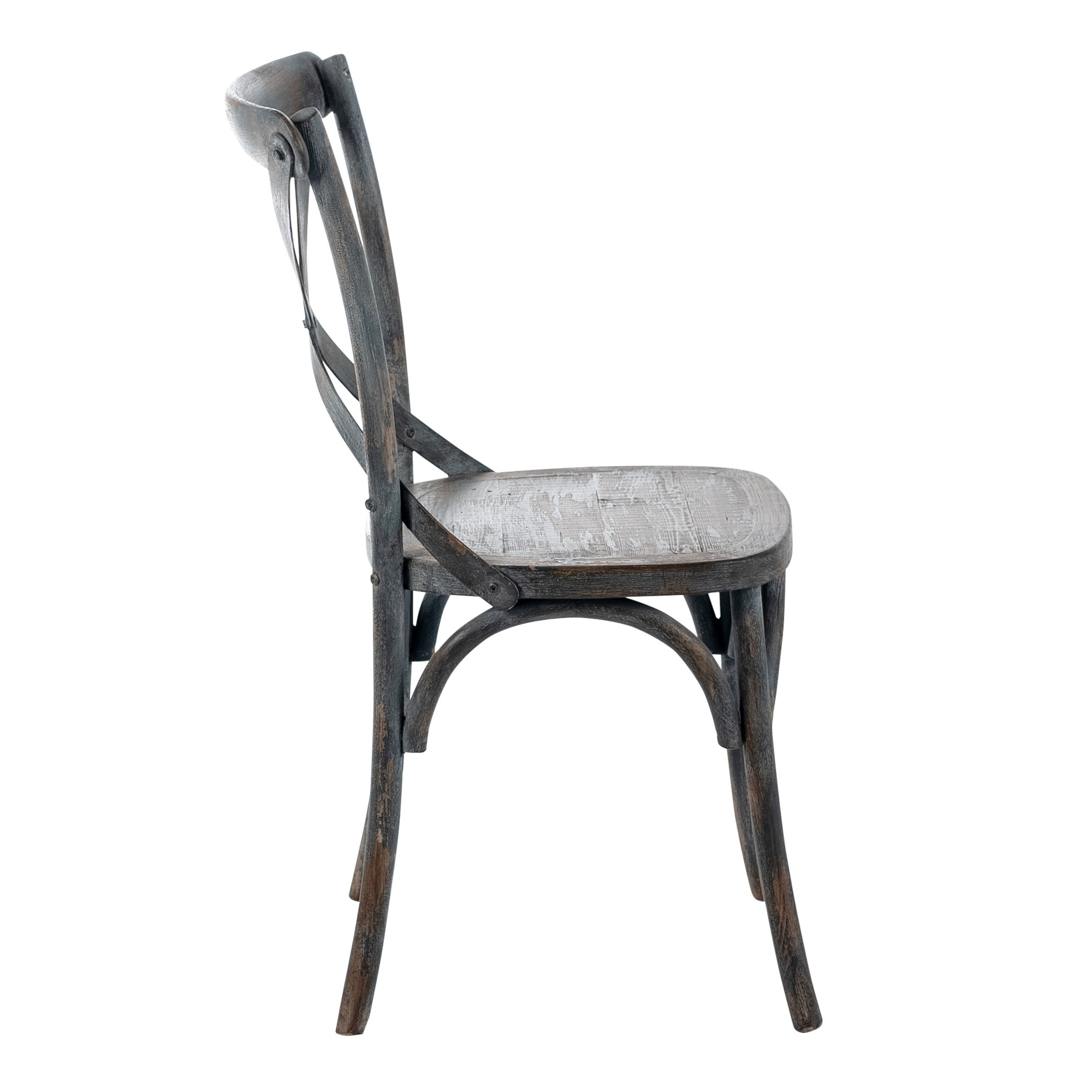 Antique pine shop dining chairs