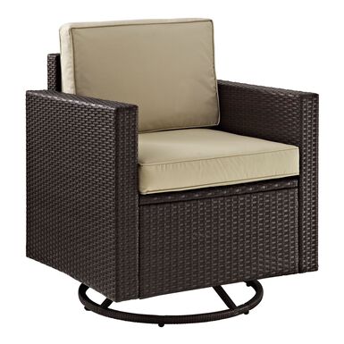 Pinamar All Weather Wicker Outdoor Swivel Rocking Chair Pinamar All Weather Wicker Outdoor Swivel Rocking Chair