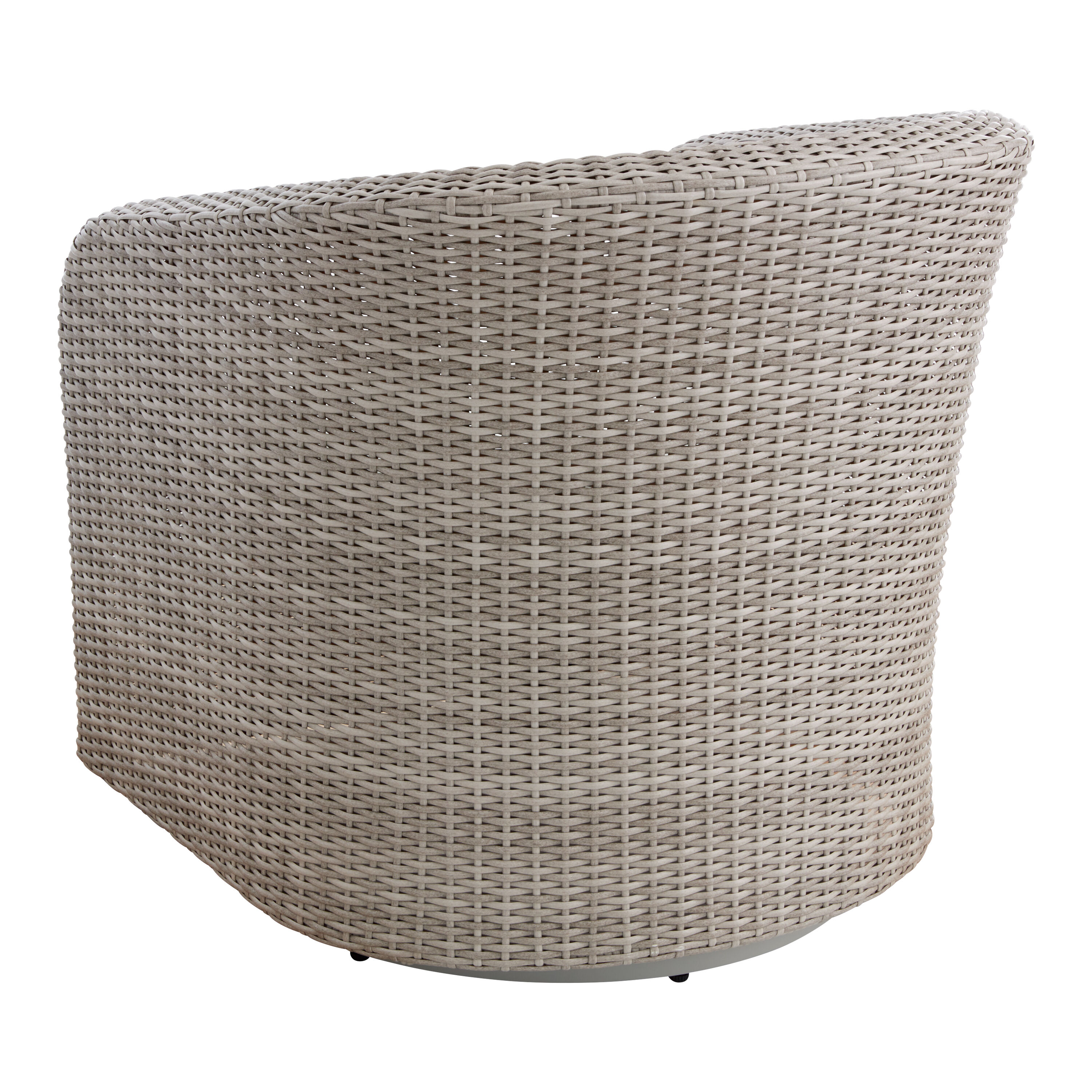 World market clearance white swivel chair