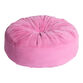Round Fuzzy Plush Button Tufted Floor Cushion image number 0
