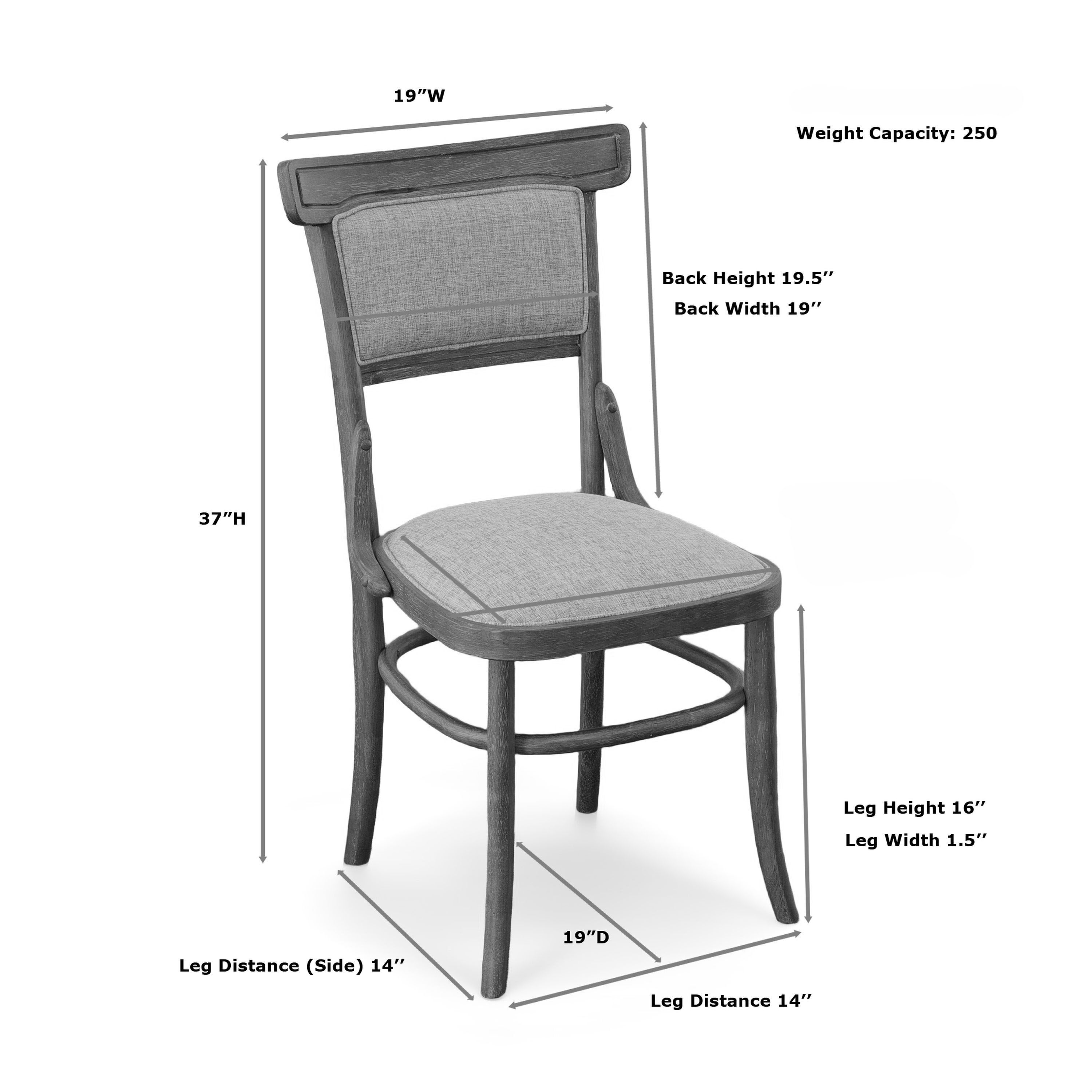 Benjamin Vintage Walnut Wood Upholstered 5 Piece Dining Set image number 1