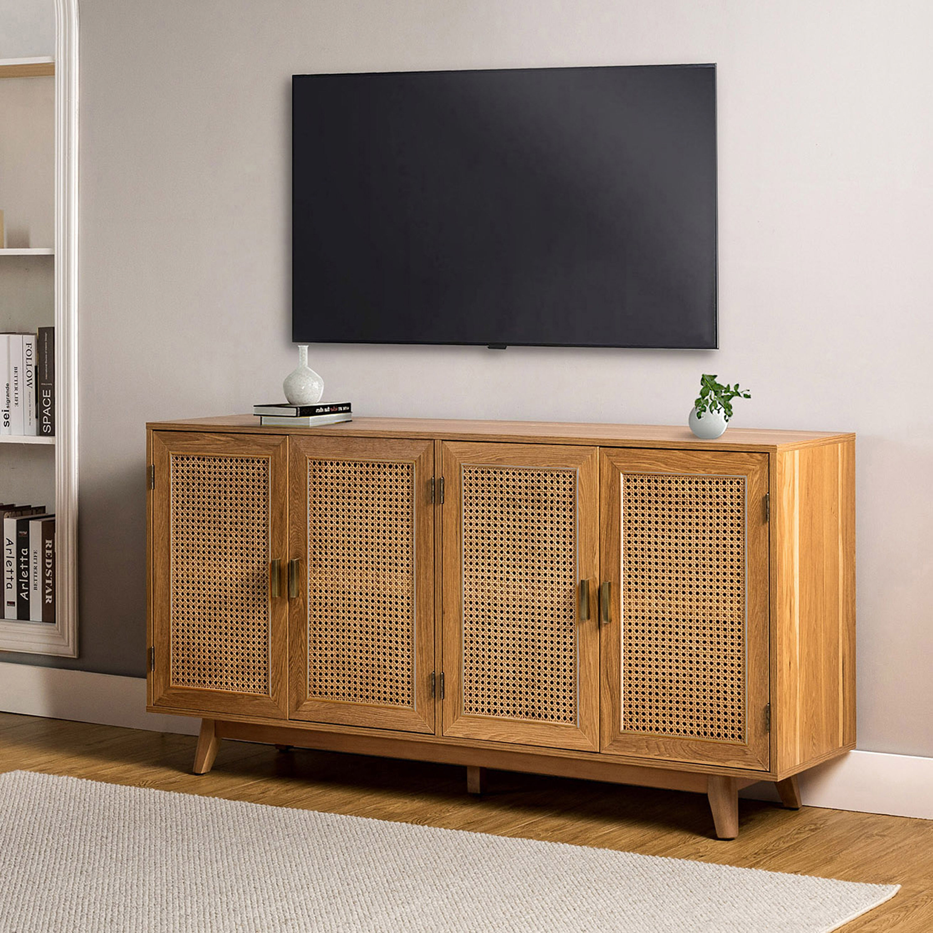 Tv stand cane hotsell
