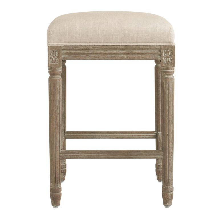 Paige Backless Upholstered Counter Stool image number 2