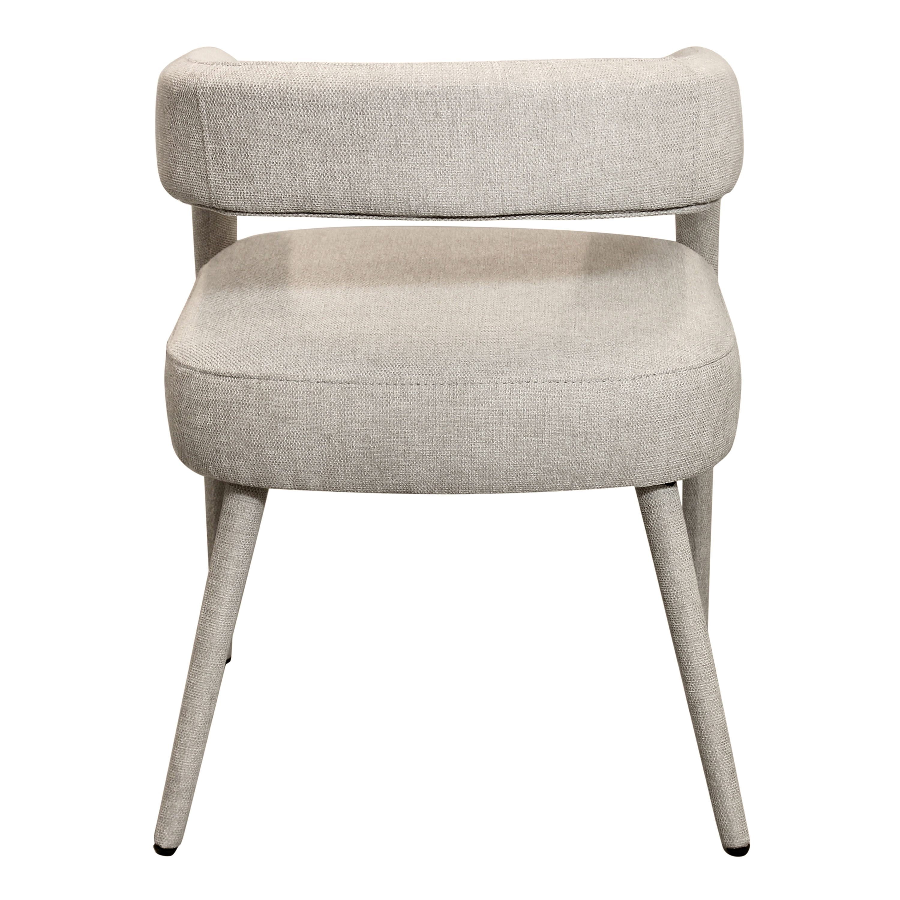 Trent Curved Open Back Upholstered Dining Chair 2 Piece Set image number 3