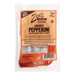 Zoe's Sliced Uncured Pepperoni