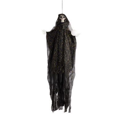 Ouija Board Skeleton with Crystal Ball LED Halloween Hanging Decor Ouija Board Skeleton with Crystal Ball LED Halloween Hanging Decor