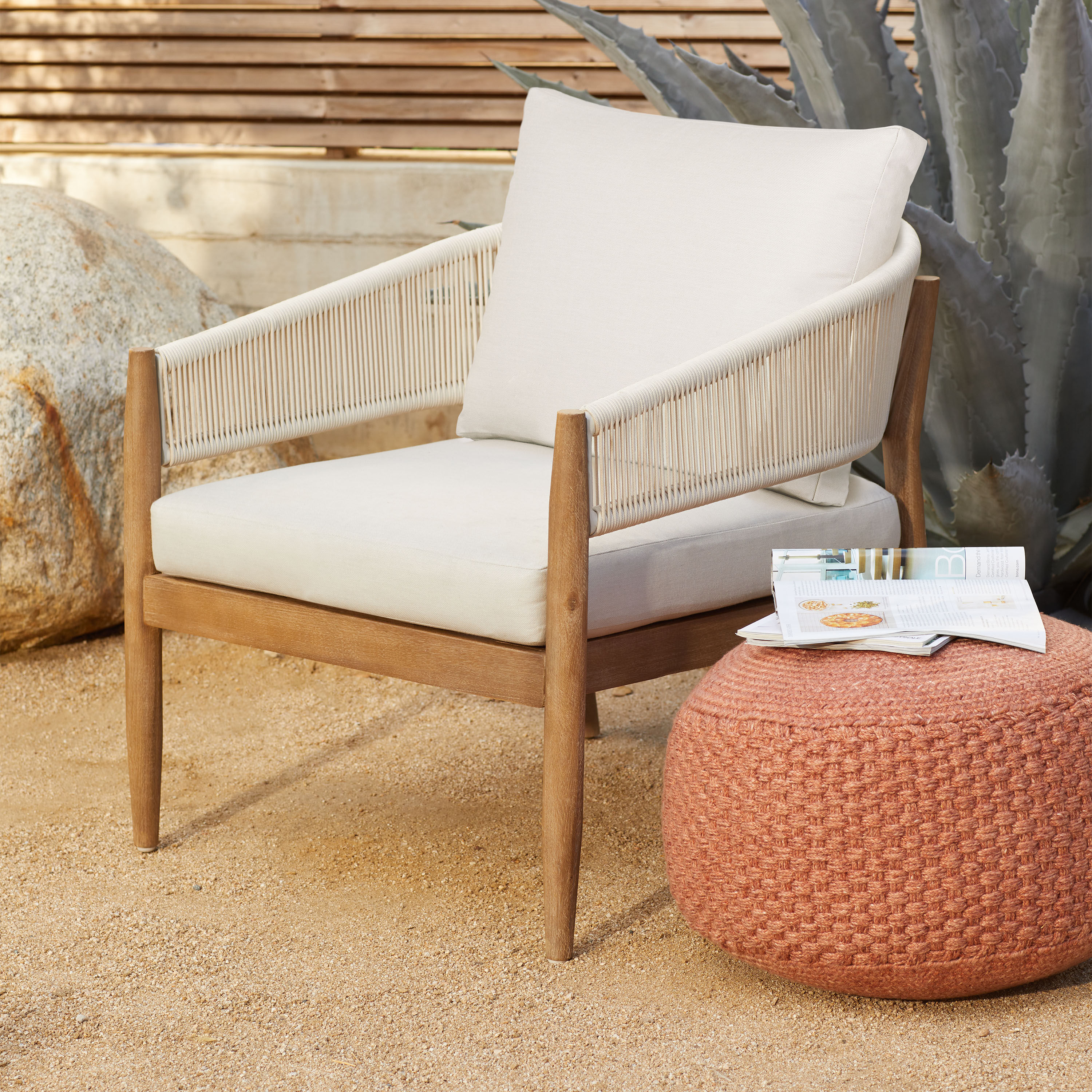 World market rope hotsell chair