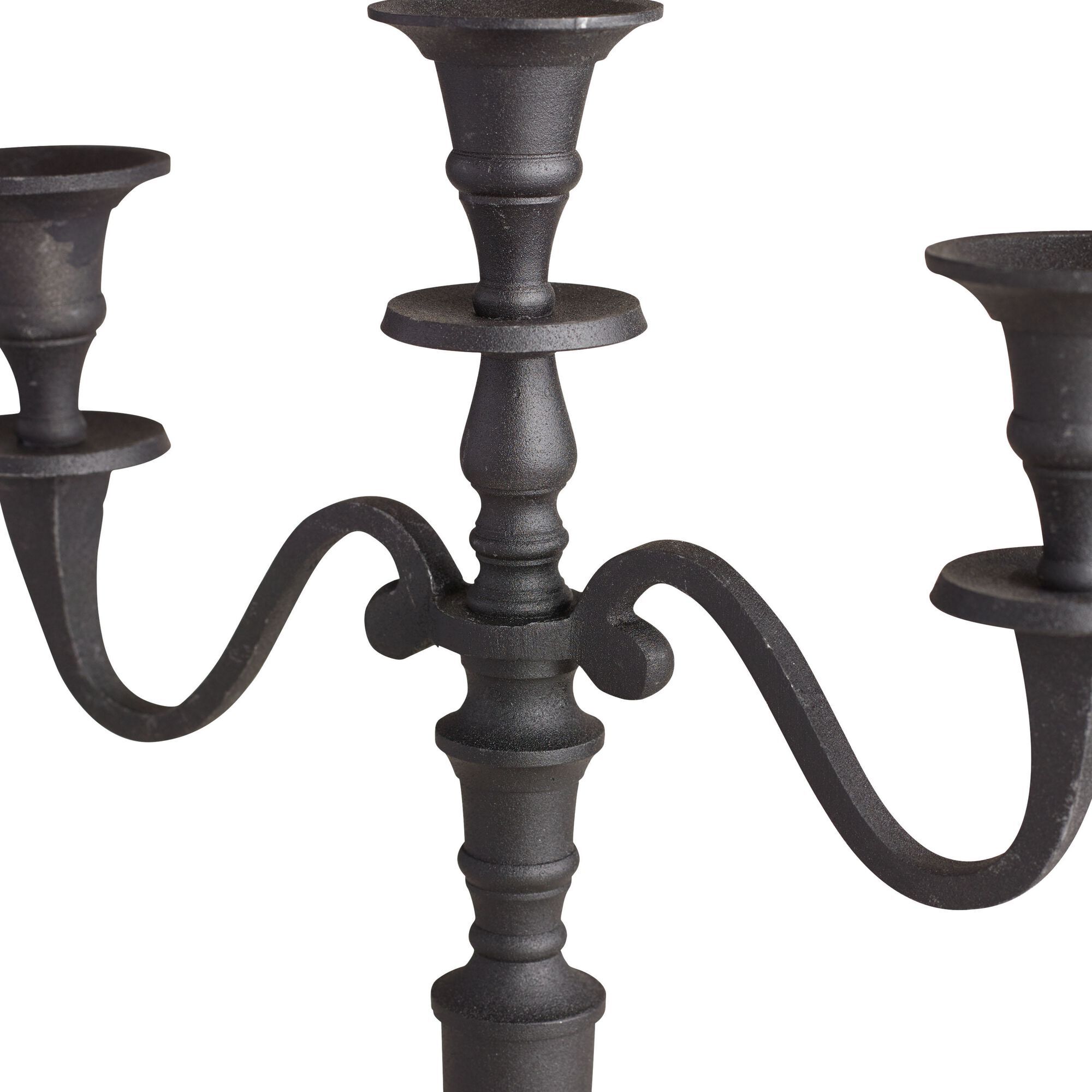 Black Metal Taper Candelabra image number 2